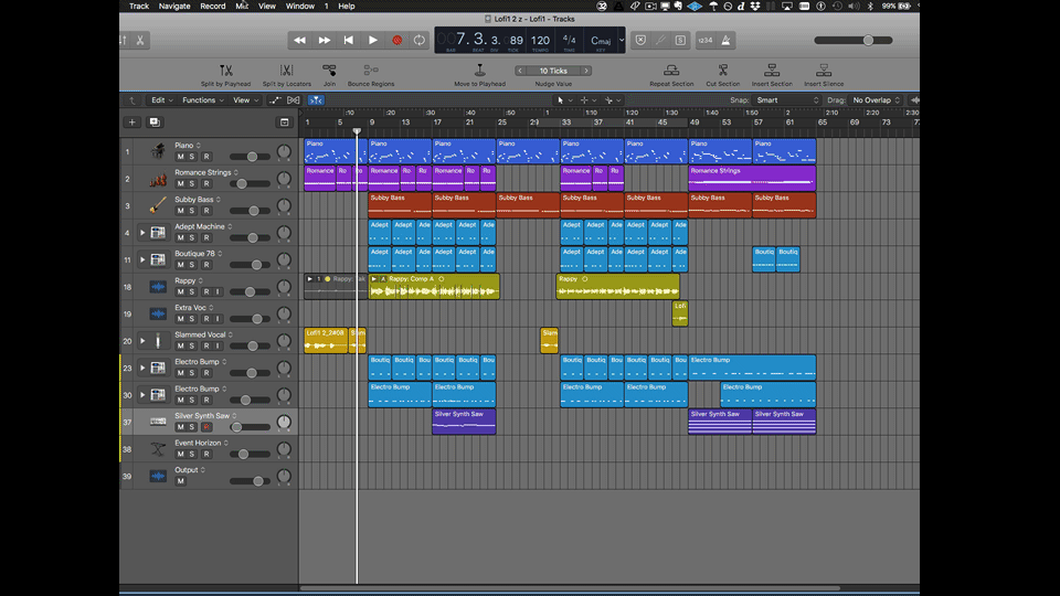 Main Output Fade-out