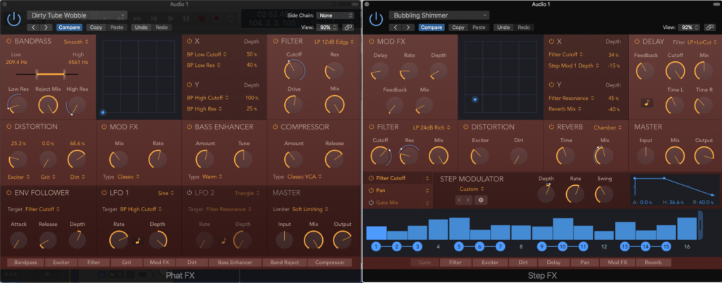 Multi Effects Phat FX and Step FX